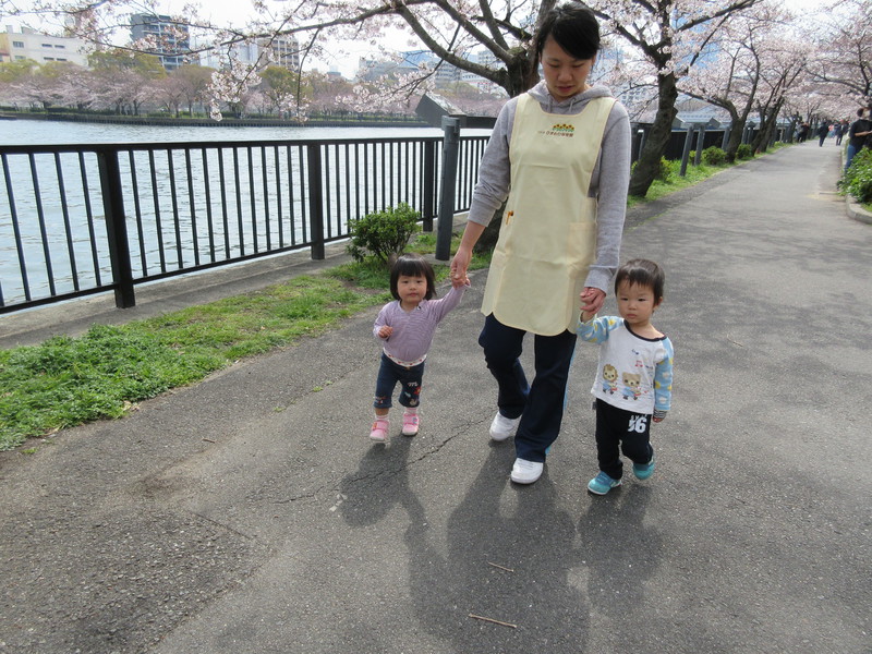 先生とお散歩♪