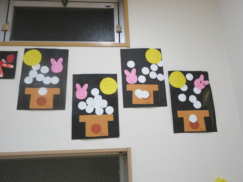 9月製作　お月見　2歳児