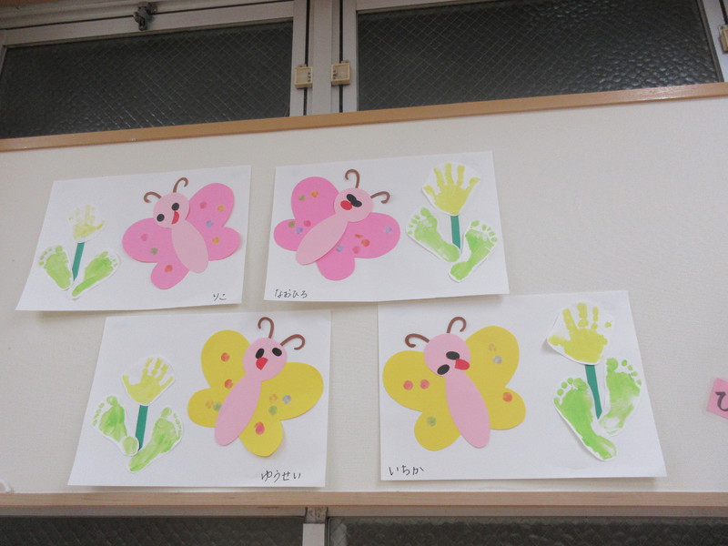 3月制作　ちょうちょ　ひよこ組