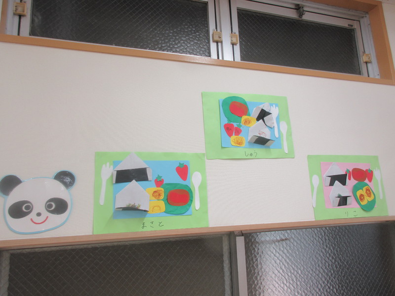 ４月制作　お弁当　３歳児