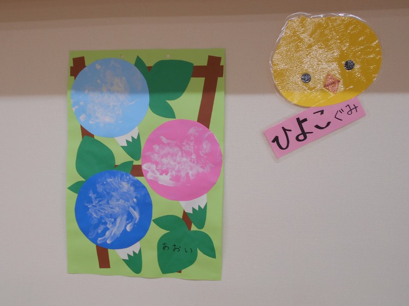 7月制作　あさがお　ひよこ組