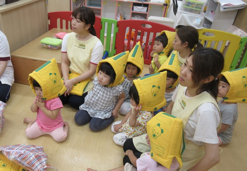 月に一度の防災訓練