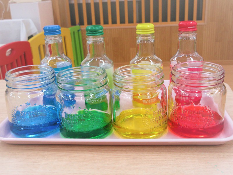 きれいな色のシロップ🍧