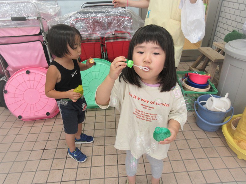 においつきのシャボン玉✨