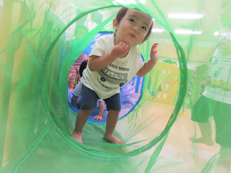 トンネルくぐって大冒険✨