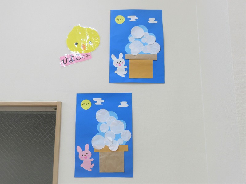 9月制作　お月見団子🎑　ひよこ組