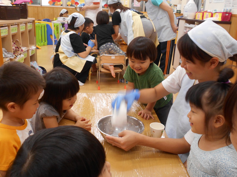 お月見だんごクッキング🍳