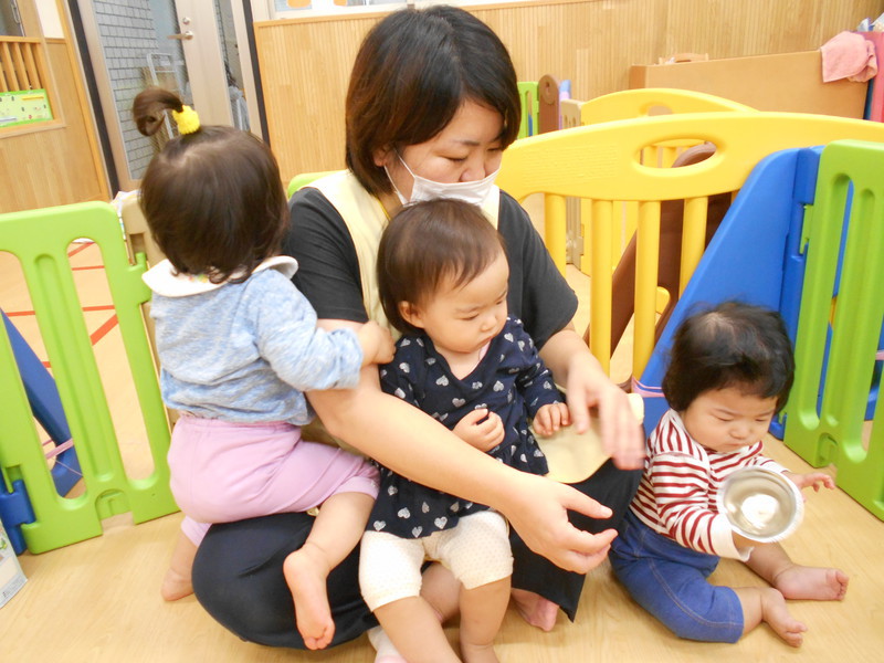 素敵な音色のハンドベルを触らせてもらいました🔔