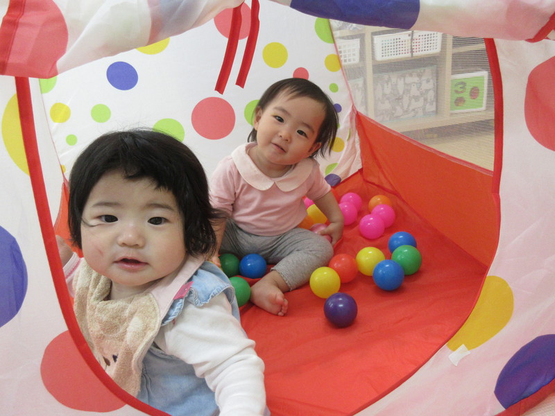 ボールプールたのしいよっ💕