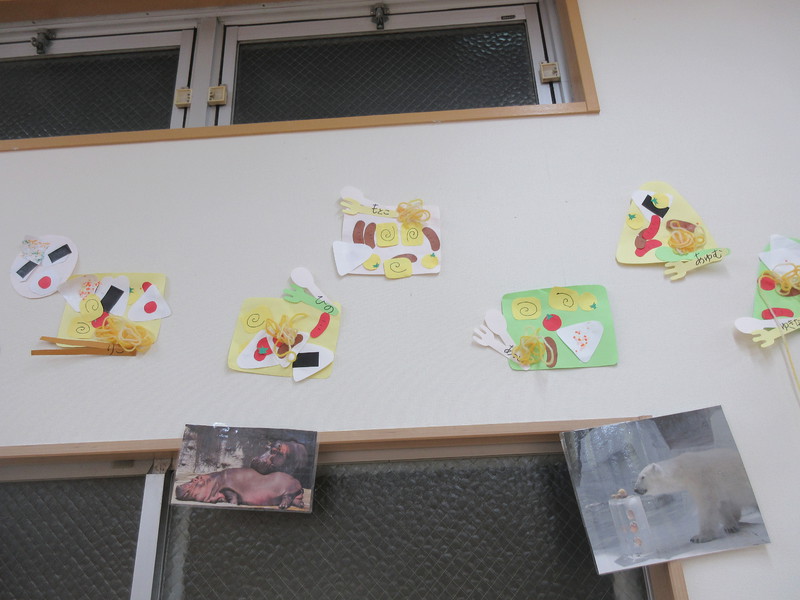 11月制作　お弁当　うさぎ組