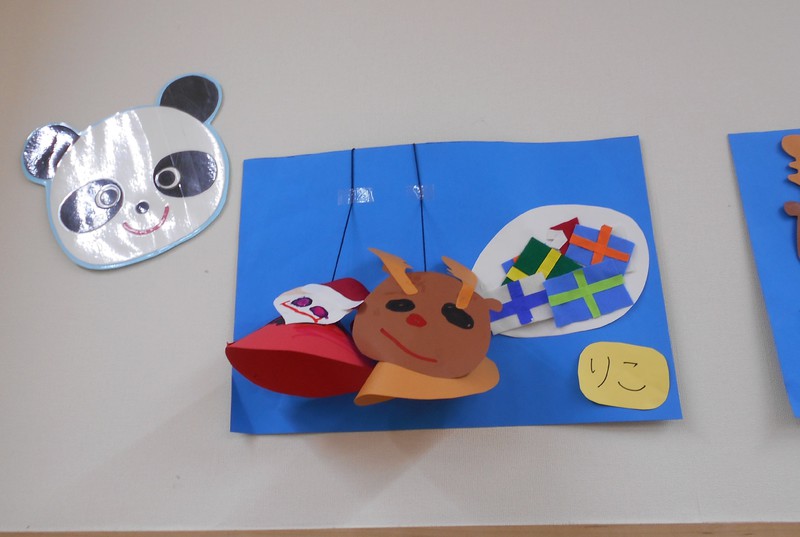 12月制作　トナカイとサンタクロース　ぱんだ組