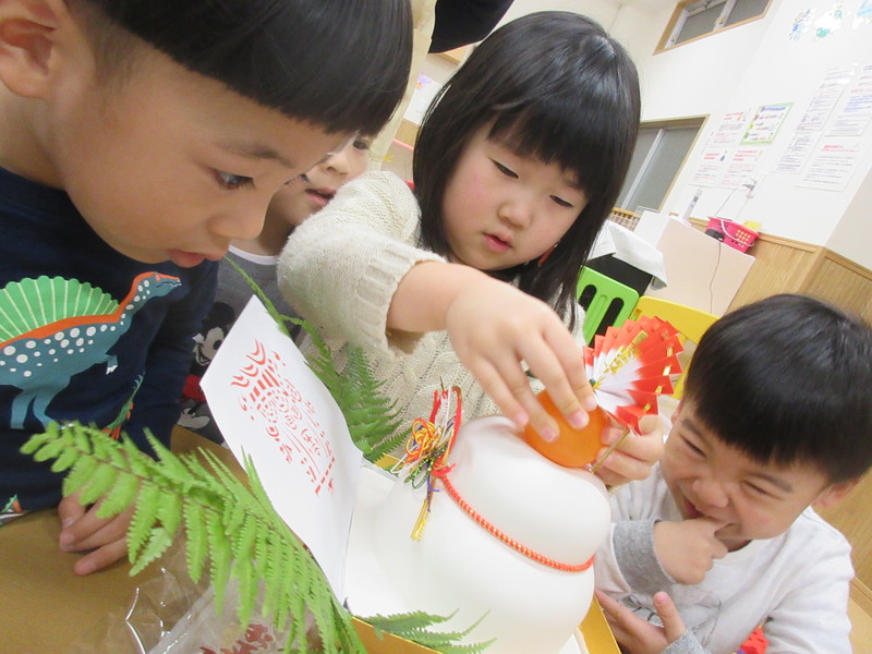 お正月準備をみんなでしたよ✨