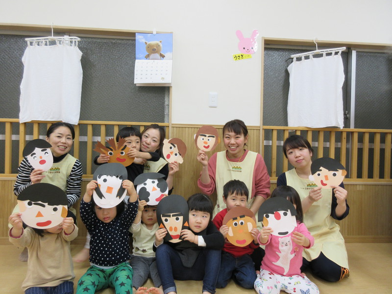 みんなのお顔が完成！似てるでしょ？！