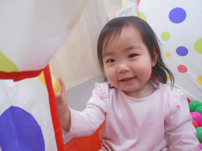 ボールプール大好きなの💕