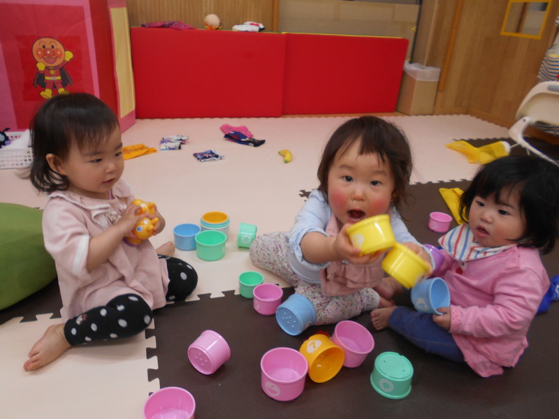 みんなでコップパーティよ！☕