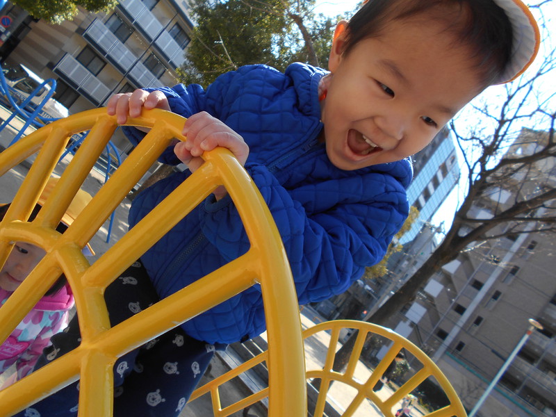 すべり台たのしいね★