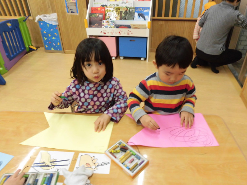 ぐるぐる上手に描けたよ✎