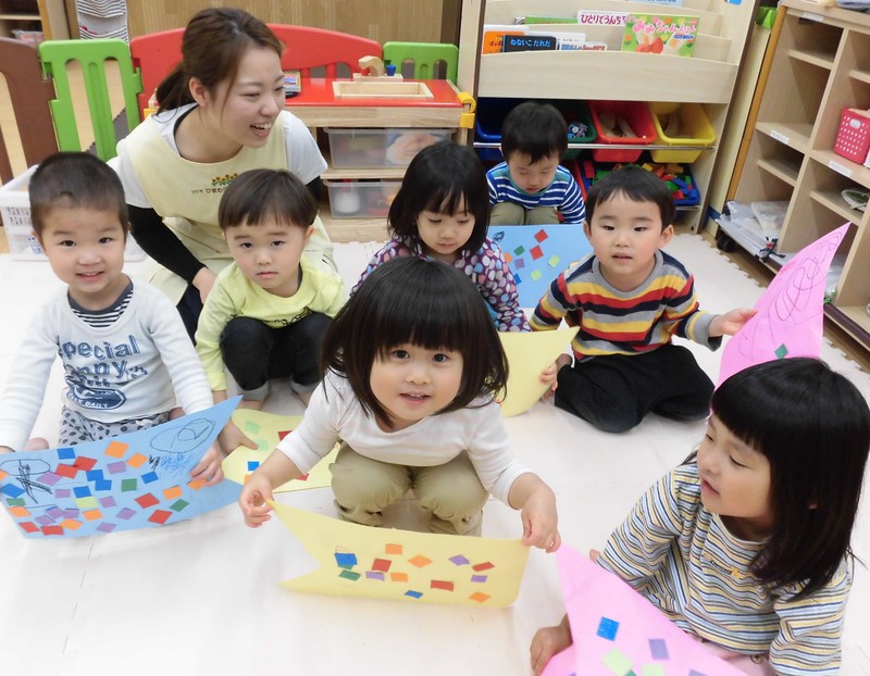 こいのぼりの完成ー✨