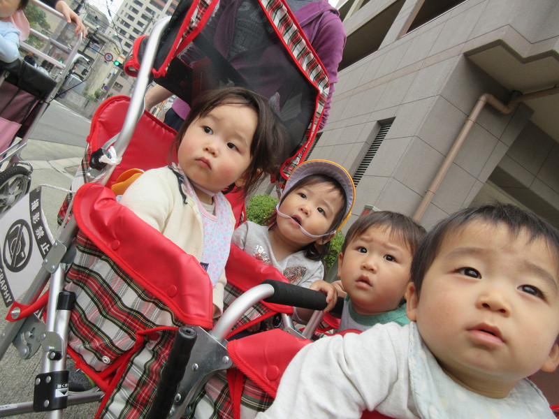 じ〜っと見ていたりす組さんたち💕