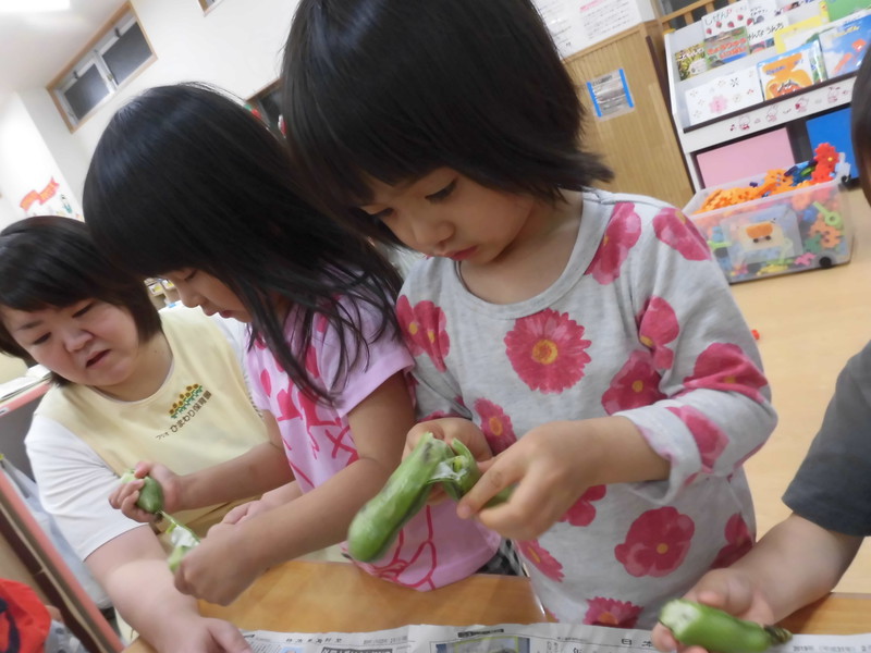 上手にむけました♪