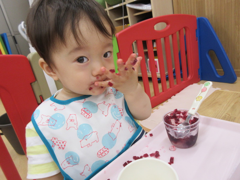 きらきらゼリーおいしいね💕