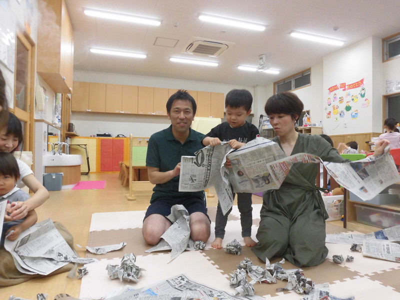 みんなで一緒にしたよ♪