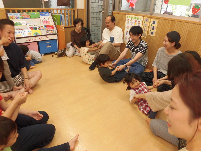 ぱんだ組さんみんなで体操をして…☆