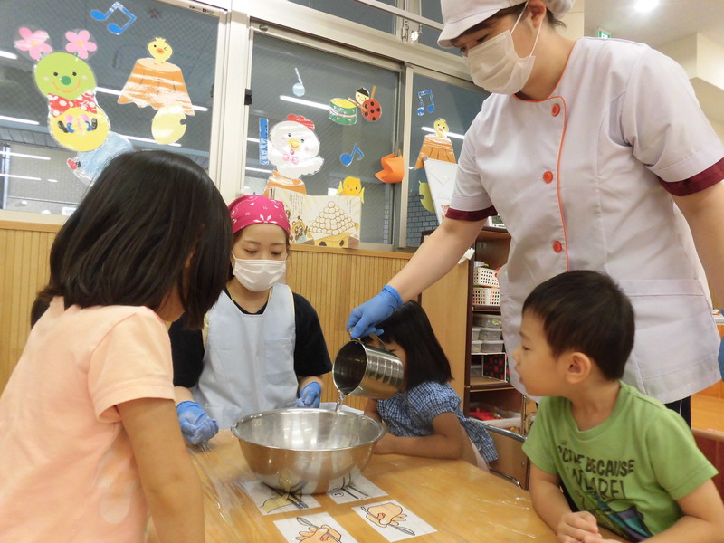 お水が入っていよいよスタート！🍡