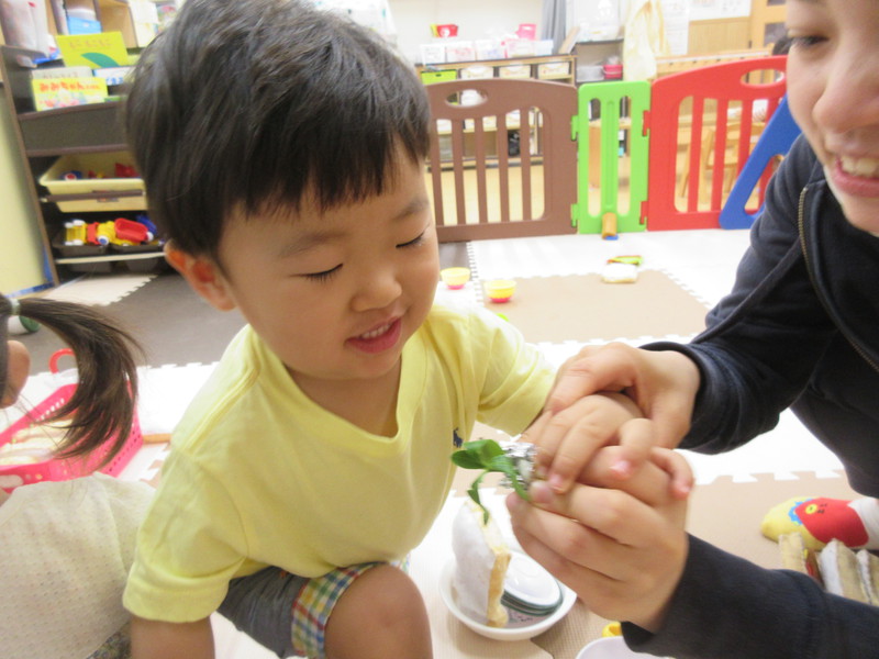 ぼくも、近くで見たい！でも、ちょっとドキドキ！