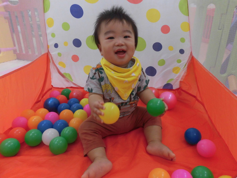 ボールたのしいね🎵