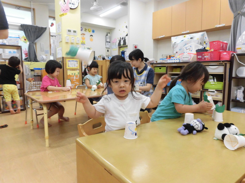 ぴょんぴょんがえるを作ったよ🐸