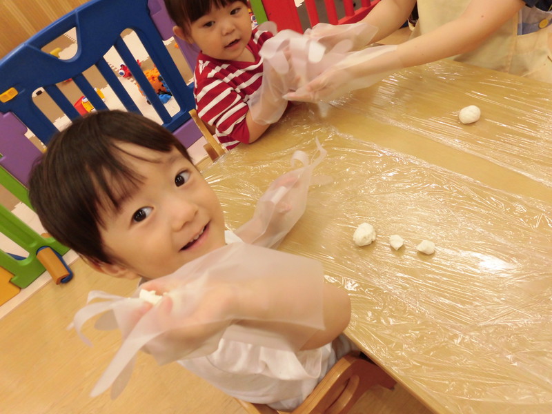 お月見団子をつくったよ🎑