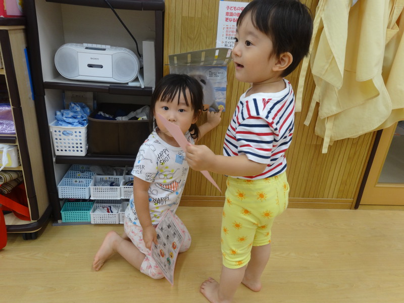 先生、あざらしみつけたよ👀✨