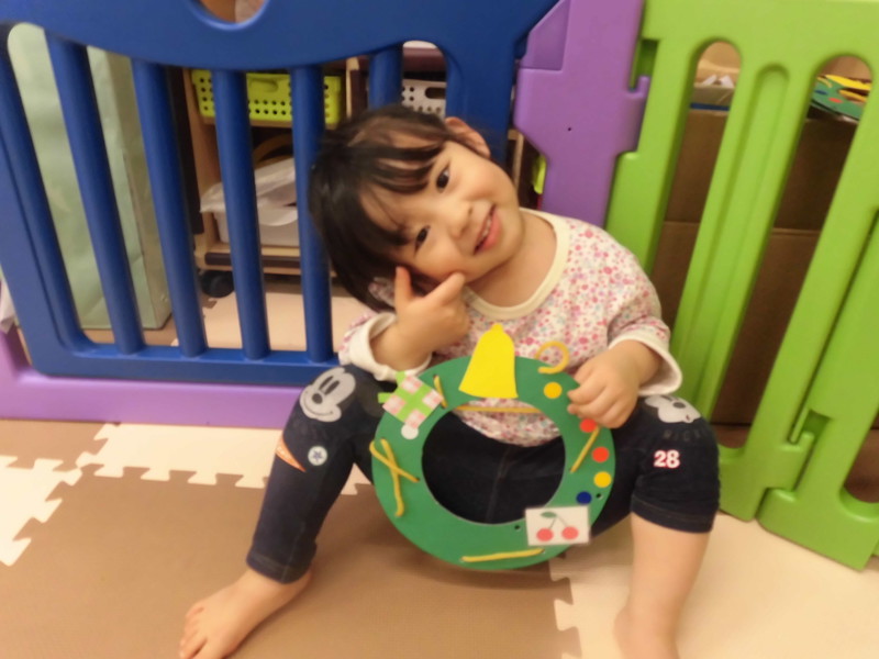 クリスマスリースをつくったよ🎄