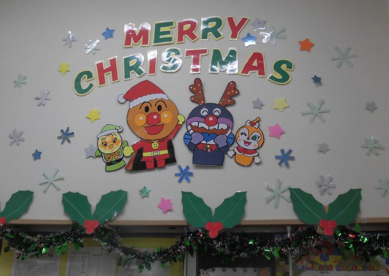 アンパンマンたちもクリスマス🎅