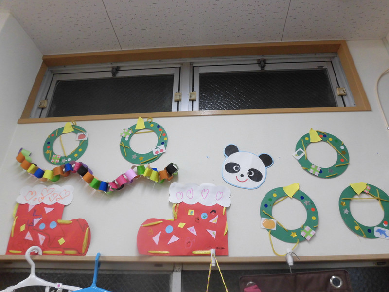 うさぎ組・ぱんだ組12月制作