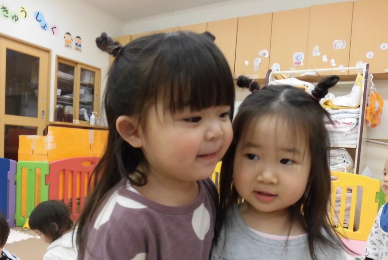 おそろいの髪型なの💕