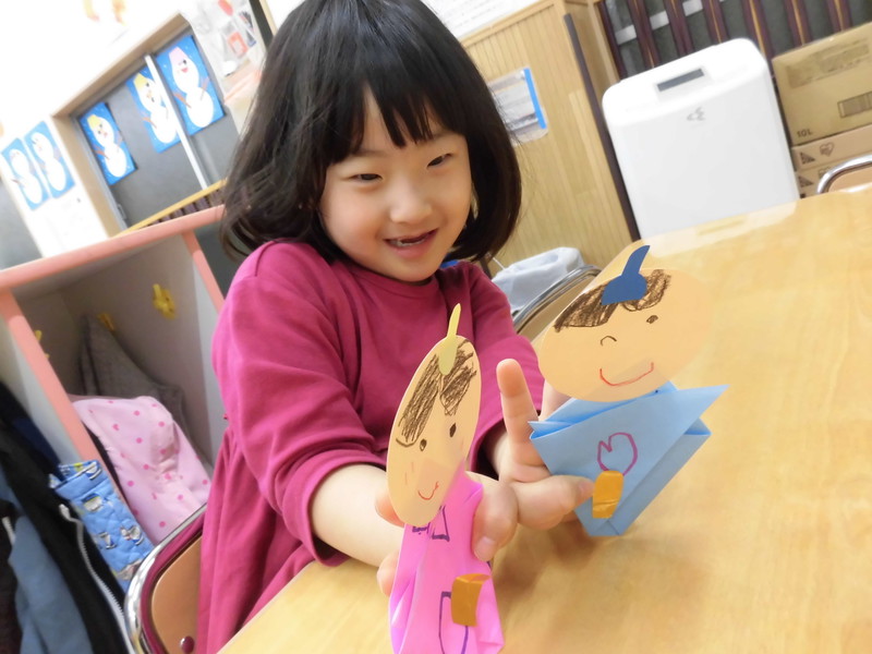 かわいいお雛様の完成🎎✨