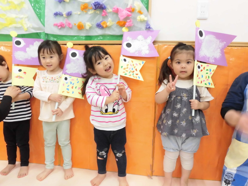 すてきな鯉のぼりだね✨