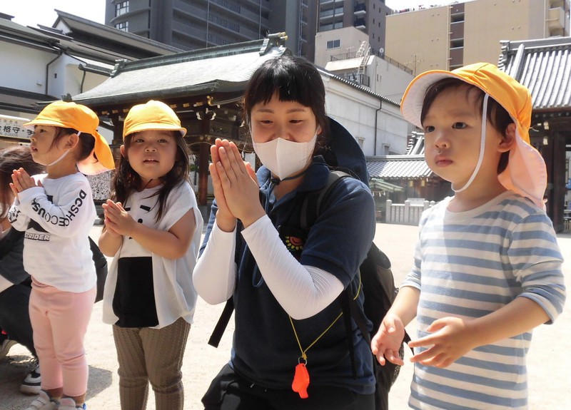 みんなでお参りもしました✨
