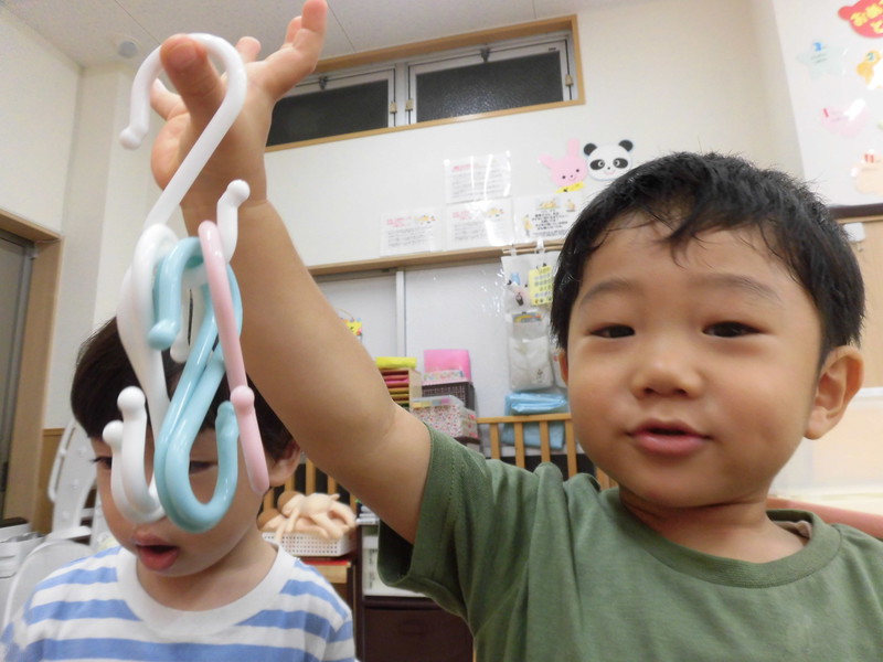 いくつ引っ掛けられるかな❔