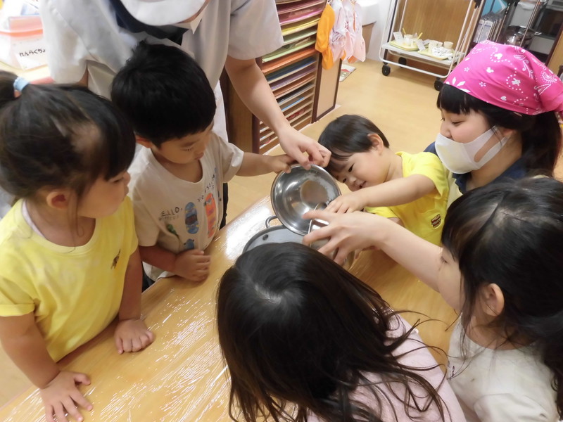 あじさいゼリー作り🍇