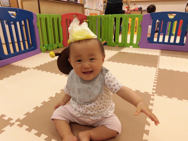 頭の上がひんやりするね😊