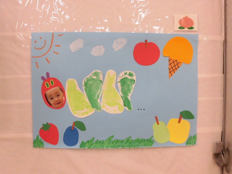 ひよこ組6月制作「はらぺこあおむし」🐛