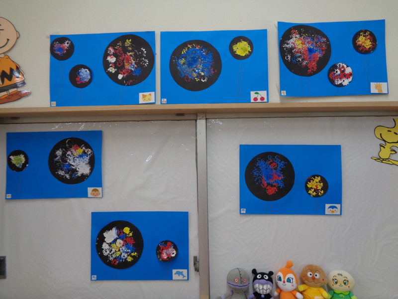 8月うさぎぱんだ組制作「花火」✨