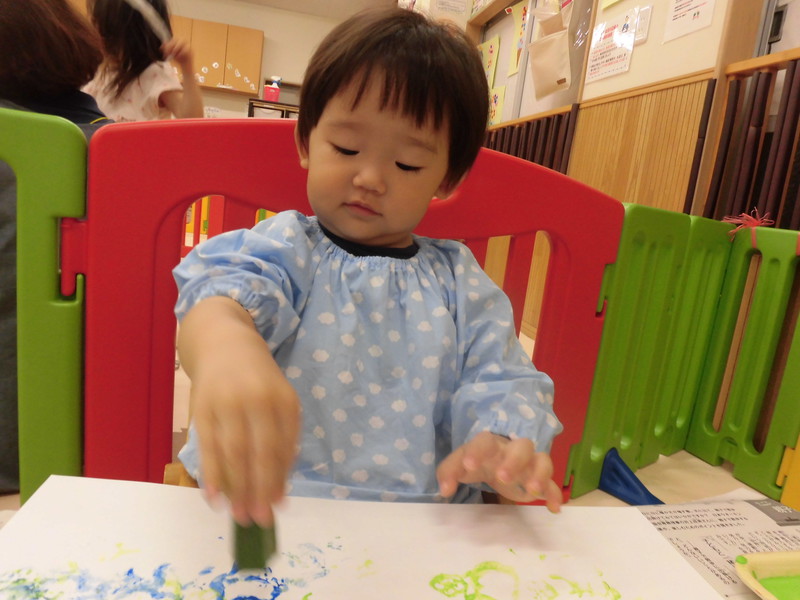 育てた野菜で野菜スタンプ🥬