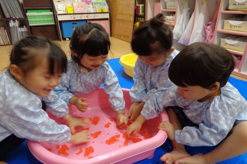 寒天ひんやり気持ち良いね😊