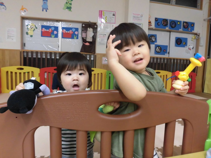 兄弟でピースッ✌