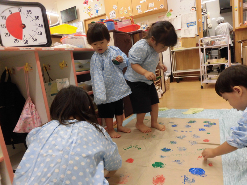 野菜スタンプたのしいね🥕🥬