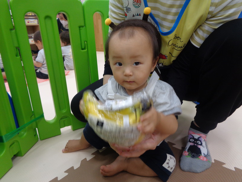 バナナをよいしょっと🍌